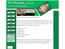 Tablet Screenshot of fkmarket.sk